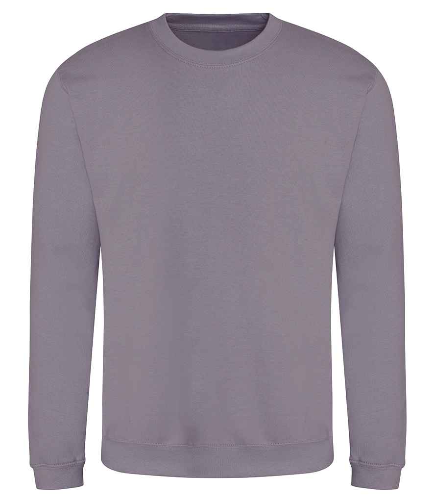 Just Hoods JH030 Dusty Lilac Front -  Ready to be Embroidered and Printed by Custard Workwear - Cheap Personalised and Customised Workwear in Nottinghamshire, Derbyshire and Leicestershire