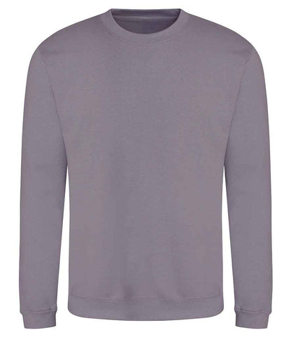 Just Hoods JH030 Dusty Lilac Front -  Ready to be Embroidered and Printed by Custard Workwear - Cheap Personalised and Customised Workwear in Nottinghamshire, Derbyshire and Leicestershire