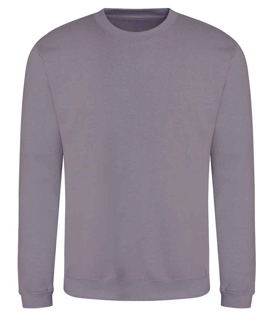 Just Hoods JH030 Dusty Lilac Front -  Ready to be Embroidered and Printed by Custard Workwear - Cheap Personalised and Customised Workwear in Nottinghamshire, Derbyshire and Leicestershire