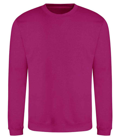 Just Hoods JH030 Festival Fuchsia Front -  Ready to be Embroidered and Printed by Custard Workwear - Cheap Personalised and Customised Workwear in Nottinghamshire, Derbyshire and Leicestershire