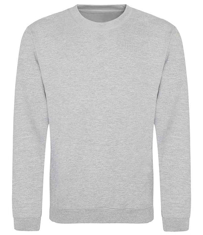 Just Hoods JH030 Heather Grey Front -  Ready to be Embroidered and Printed by Custard Workwear - Cheap Personalised and Customised Workwear in Nottinghamshire, Derbyshire and Leicestershire