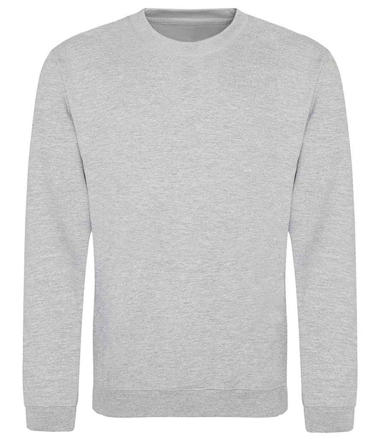 Just Hoods JH030 Heather Grey Front -  Ready to be Embroidered and Printed by Custard Workwear - Cheap Personalised and Customised Workwear in Nottinghamshire, Derbyshire and Leicestershire