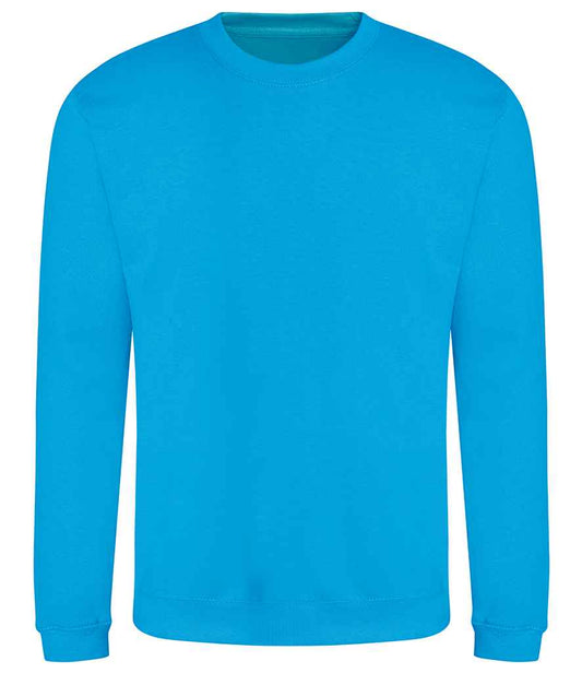 Just Hoods JH030 Hawaiian Blue Front -  Ready to be Embroidered and Printed by Custard Workwear - Cheap Personalised and Customised Workwear in Nottinghamshire, Derbyshire and Leicestershire