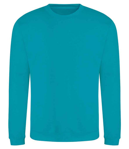 Just Hoods JH030 Lagoon Blue Front -  Ready to be Embroidered and Printed by Custard Workwear - Cheap Personalised and Customised Workwear in Nottinghamshire, Derbyshire and Leicestershire