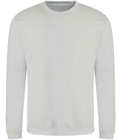 Just Hoods JH030 Moondust Grey Front -  Ready to be Embroidered and Printed by Custard Workwear - Cheap Personalised and Customised Workwear in Nottinghamshire, Derbyshire and Leicestershire