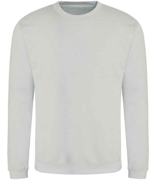 Just Hoods JH030 Moondust Grey Front -  Ready to be Embroidered and Printed by Custard Workwear - Cheap Personalised and Customised Workwear in Nottinghamshire, Derbyshire and Leicestershire