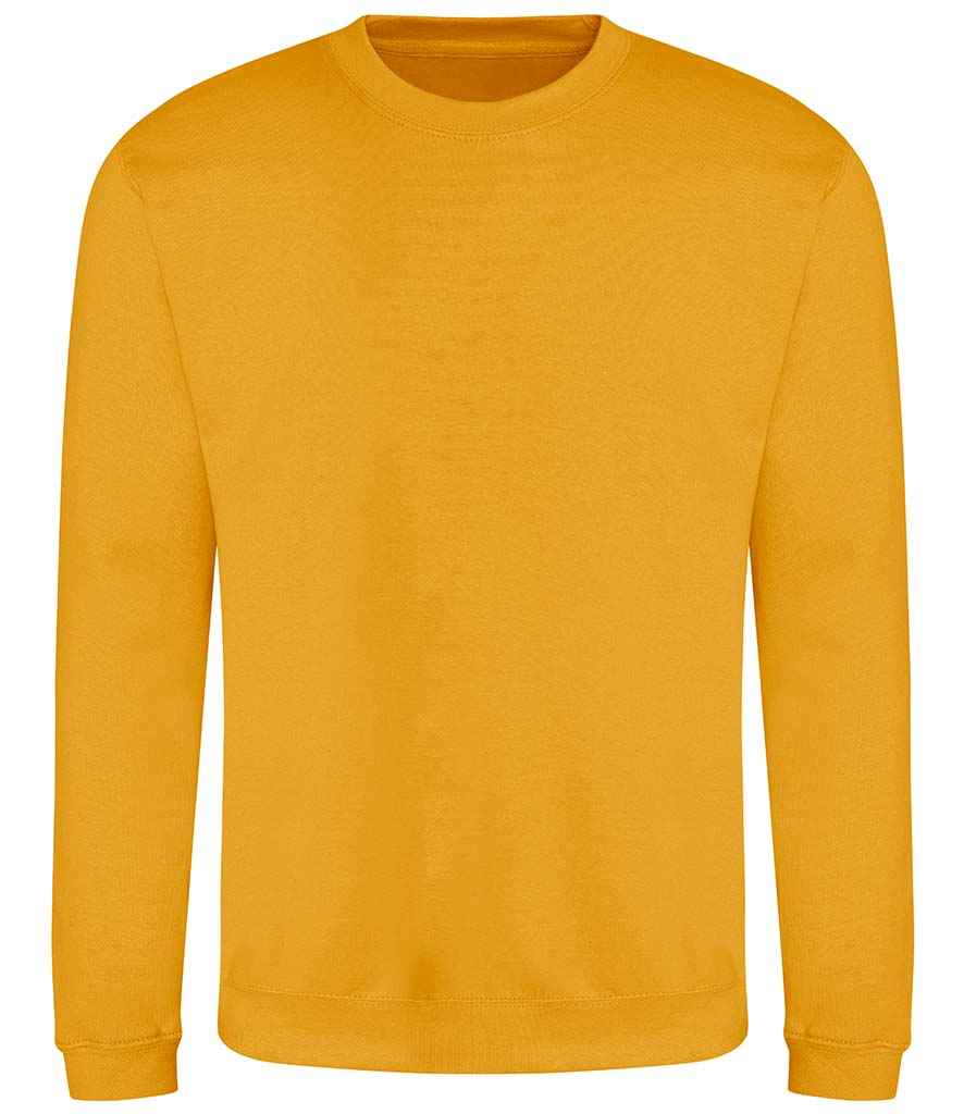 Just Hoods JH030 Mustard Front -  Ready to be Embroidered and Printed by Custard Workwear - Cheap Personalised and Customised Workwear in Nottinghamshire, Derbyshire and Leicestershire