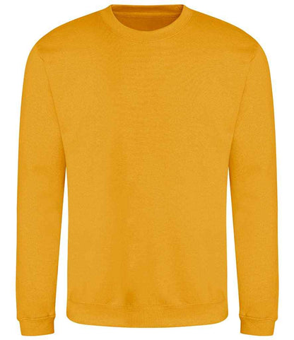 Just Hoods JH030 Mustard Front -  Ready to be Embroidered and Printed by Custard Workwear - Cheap Personalised and Customised Workwear in Nottinghamshire, Derbyshire and Leicestershire