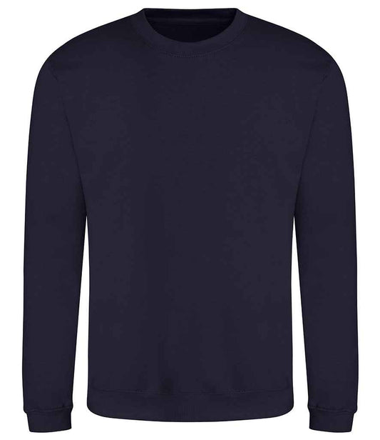 Just Hoods JH030 New French Navy Front -  Ready to be Embroidered and Printed by Custard Workwear - Cheap Personalised and Customised Workwear in Nottinghamshire, Derbyshire and Leicestershire