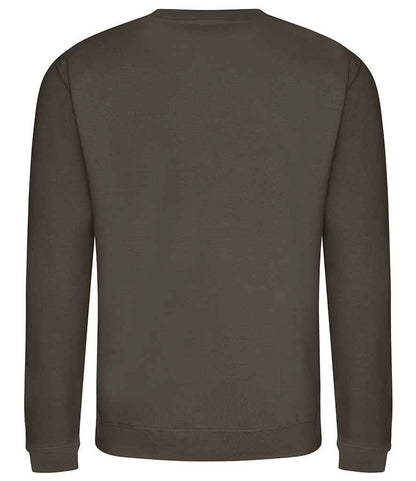 Just Hoods JH030 Olive Green Back -  Ready to be Embroidered and Printed by Custard Workwear - Cheap Personalised and Customised Workwear in Nottinghamshire, Derbyshire and Leicestershire