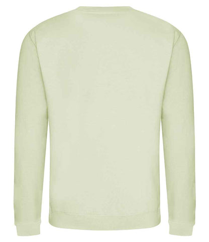 Just Hoods JH030 Pistachio Back -  Ready to be Embroidered and Printed by Custard Workwear - Cheap Personalised and Customised Workwear in Nottinghamshire, Derbyshire and Leicestershire