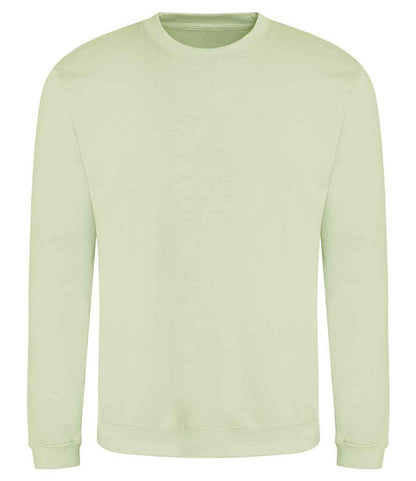 Just Hoods JH030 Pistachio Front -  Ready to be Embroidered and Printed by Custard Workwear - Cheap Personalised and Customised Workwear in Nottinghamshire, Derbyshire and Leicestershire