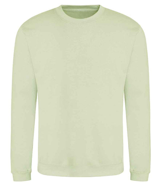 Just Hoods JH030 Pistachio Front -  Ready to be Embroidered and Printed by Custard Workwear - Cheap Personalised and Customised Workwear in Nottinghamshire, Derbyshire and Leicestershire