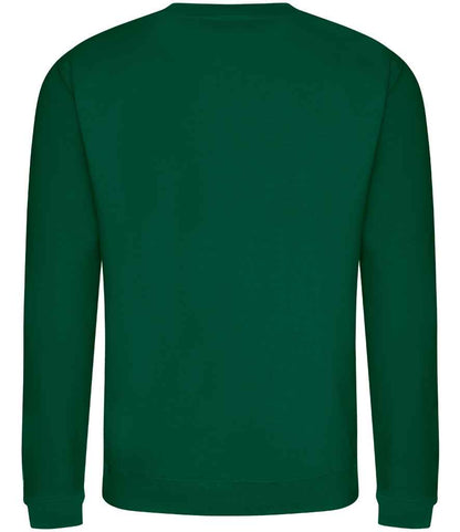 Just Hoods JH030 Rainforest Green Back -  Ready to be Embroidered and Printed by Custard Workwear - Cheap Personalised and Customised Workwear in Nottinghamshire, Derbyshire and Leicestershire