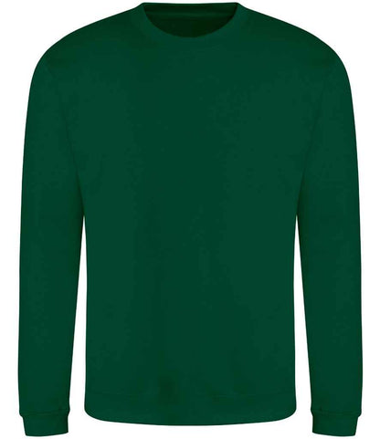 Just Hoods JH030 Rainforest Green Front -  Ready to be Embroidered and Printed by Custard Workwear - Cheap Personalised and Customised Workwear in Nottinghamshire, Derbyshire and Leicestershire
