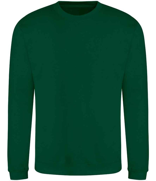 Just Hoods JH030 Rainforest Green Front -  Ready to be Embroidered and Printed by Custard Workwear - Cheap Personalised and Customised Workwear in Nottinghamshire, Derbyshire and Leicestershire