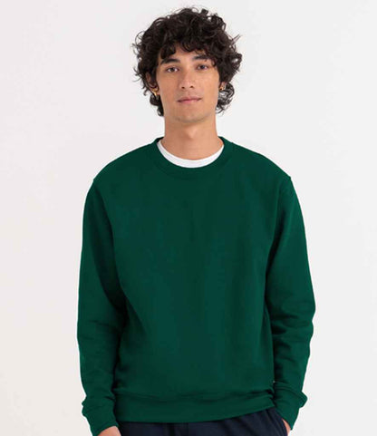 Just Hoods JH030 Rainforest Green Model -  Ready to be Embroidered and Printed by Custard Workwear - Cheap Personalised and Customised Workwear in Nottinghamshire, Derbyshire and Leicestershire