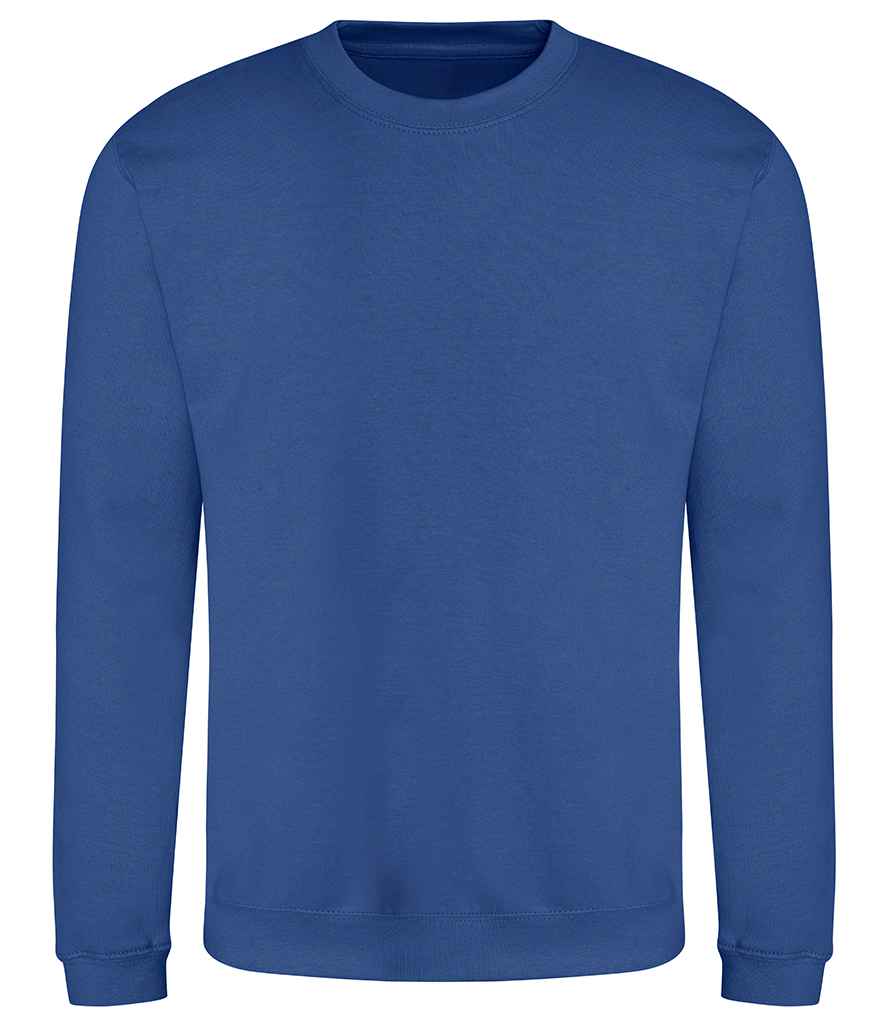Just Hoods JH030 Royal Blue Front -  Ready to be Embroidered and Printed by Custard Workwear - Cheap Personalised and Customised Workwear in Nottinghamshire, Derbyshire and Leicestershire