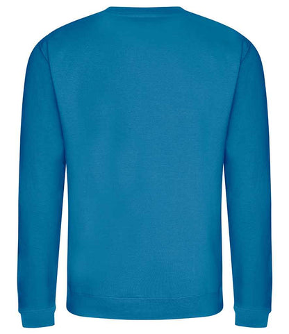 Just Hoods JH030 Sapphire Blue Back -  Ready to be Embroidered and Printed by Custard Workwear - Cheap Personalised and Customised Workwear in Nottinghamshire, Derbyshire and Leicestershire
