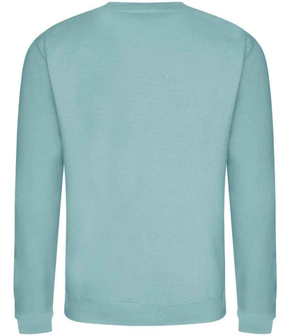 Just Hoods JH030 Seafoam Back -  Ready to be Embroidered and Printed by Custard Workwear - Cheap Personalised and Customised Workwear in Nottinghamshire, Derbyshire and Leicestershire