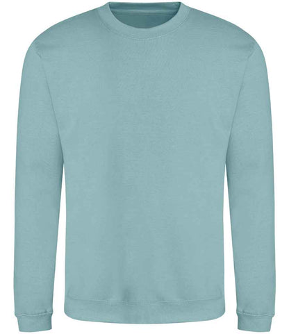 Just Hoods JH030 Seafoam Front -  Ready to be Embroidered and Printed by Custard Workwear - Cheap Personalised and Customised Workwear in Nottinghamshire, Derbyshire and Leicestershire