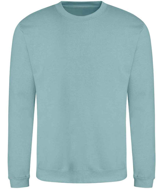Just Hoods JH030 Seafoam Front -  Ready to be Embroidered and Printed by Custard Workwear - Cheap Personalised and Customised Workwear in Nottinghamshire, Derbyshire and Leicestershire