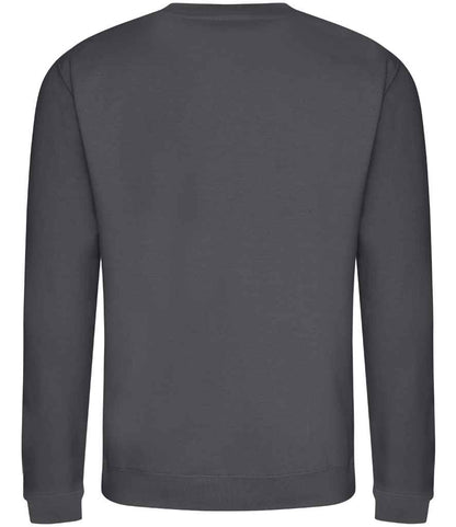 Just Hoods JH030 Shark Grey Back -  Ready to be Embroidered and Printed by Custard Workwear - Cheap Personalised and Customised Workwear in Nottinghamshire, Derbyshire and Leicestershire