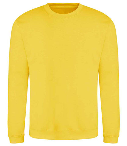 Just Hoods JH030 Sun Yellow Front -  Ready to be Embroidered and Printed by Custard Workwear - Cheap Personalised and Customised Workwear in Nottinghamshire, Derbyshire and Leicestershire