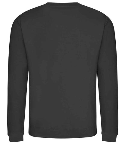 Just Hoods JH030 Storm Grey Back -  Ready to be Embroidered and Printed by Custard Workwear - Cheap Personalised and Customised Workwear in Nottinghamshire, Derbyshire and Leicestershire