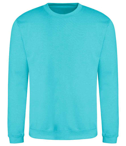 Just Hoods JH030 Turquoise Surf Front -  Ready to be Embroidered and Printed by Custard Workwear - Cheap Personalised and Customised Workwear in Nottinghamshire, Derbyshire and Leicestershire