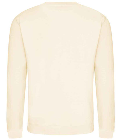 Just Hoods JH030 Vanilla Milkshake Back -  Ready to be Embroidered and Printed by Custard Workwear - Cheap Personalised and Customised Workwear in Nottinghamshire, Derbyshire and Leicestershire