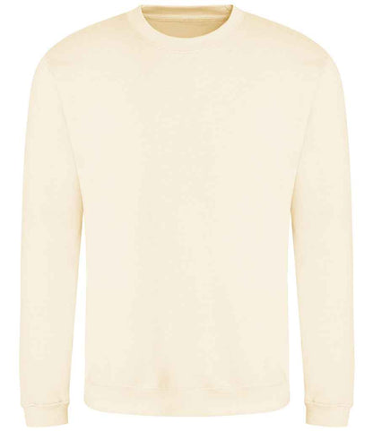 Just Hoods JH030 Vanilla Milkshake Front -  Ready to be Embroidered and Printed by Custard Workwear - Cheap Personalised and Customised Workwear in Nottinghamshire, Derbyshire and Leicestershire