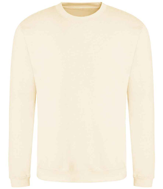 Just Hoods JH030 Vanilla Milkshake Front -  Ready to be Embroidered and Printed by Custard Workwear - Cheap Personalised and Customised Workwear in Nottinghamshire, Derbyshire and Leicestershire