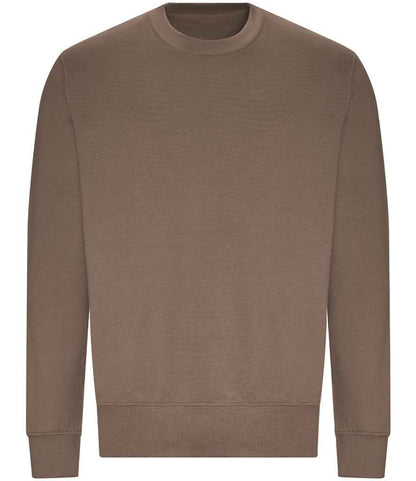 Just Hoods JH030 Mocha Front -  Ready to be Embroidered and Printed by Custard Workwear - Cheap Personalised and Customised Workwear in Nottinghamshire, Derbyshire and Leicestershire
