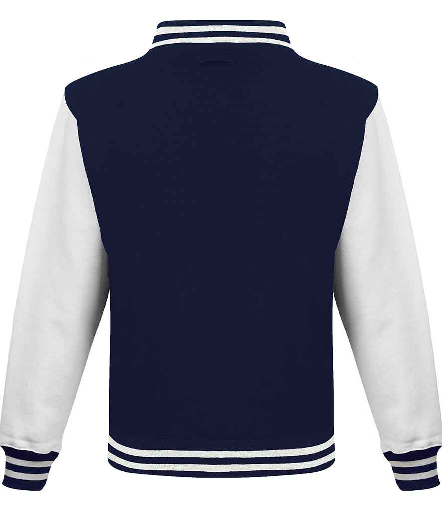 Just Hoods JH043 Oxford Navy/White Back -  Ready to be Embroidered and Printed by Custard Workwear - Cheap Personalised and Customised Workwear in Nottinghamshire, Derbyshire and Leicestershire