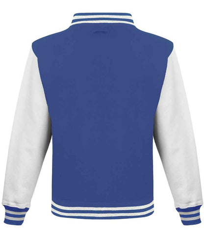 Just Hoods JH043 Royal Blue/White Back -  Ready to be Embroidered and Printed by Custard Workwear - Cheap Personalised and Customised Workwear in Nottinghamshire, Derbyshire and Leicestershire