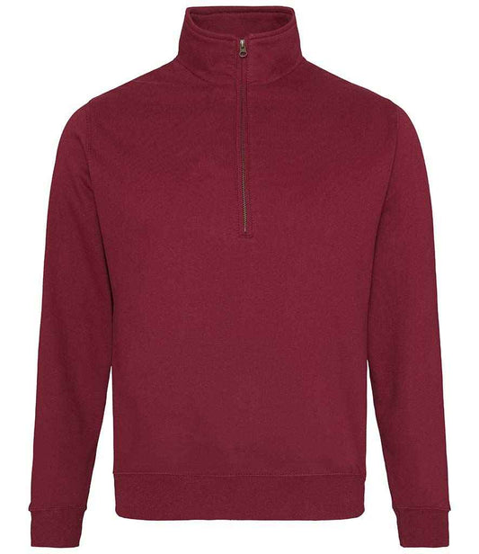 Just Hoods JH046 Burgundy Front -  Ready to be Embroidered and Printed by Custard Workwear - Cheap Personalised and Customised Workwear in Nottinghamshire, Derbyshire and Leicestershire
