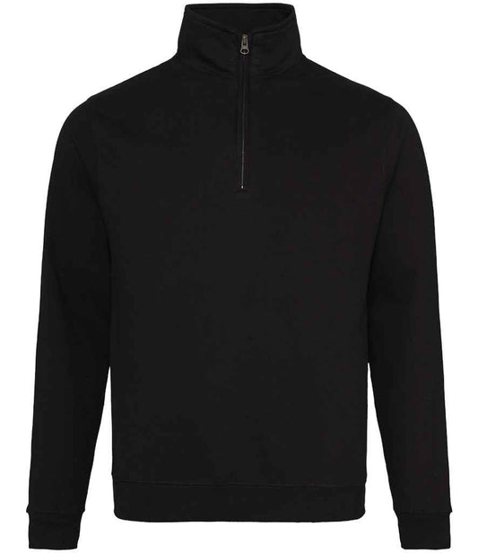 Just Hoods JH046 Deep Black Front -  Ready to be Embroidered and Printed by Custard Workwear - Cheap Personalised and Customised Workwear in Nottinghamshire, Derbyshire and Leicestershire