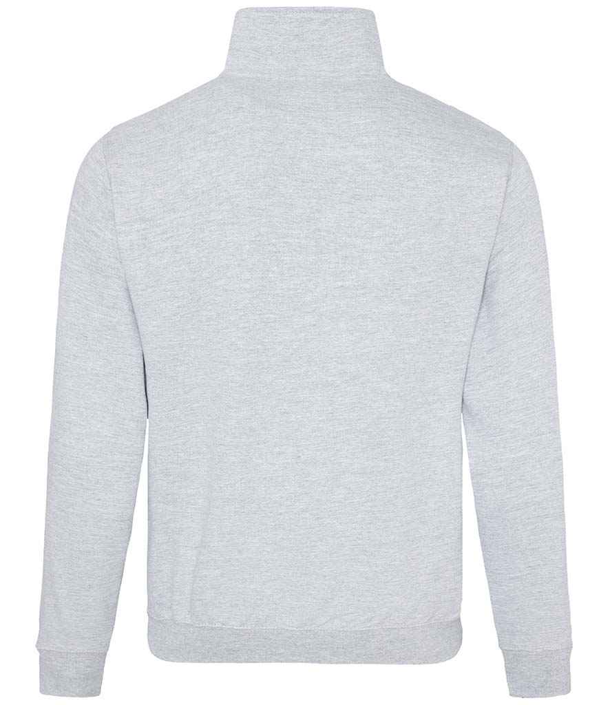 Just Hoods JH046 Heather Grey Back -  Ready to be Embroidered and Printed by Custard Workwear - Cheap Personalised and Customised Workwear in Nottinghamshire, Derbyshire and Leicestershire