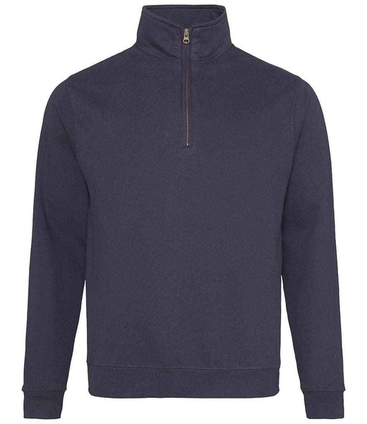 Just Hoods JH046 New French Navy Front -  Ready to be Embroidered and Printed by Custard Workwear - Cheap Personalised and Customised Workwear in Nottinghamshire, Derbyshire and Leicestershire
