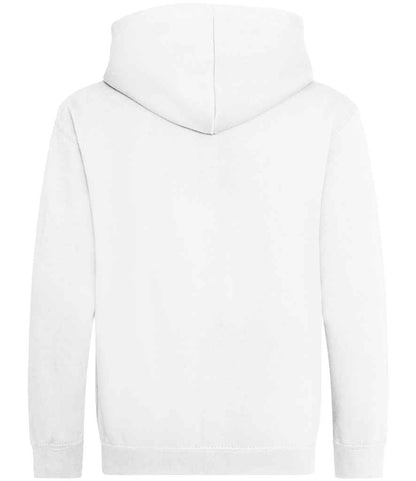 Just Hoods JH050B Arctic White Back -  Ready to be Embroidered and Printed by Custard Workwear - Cheap Personalised and Customised Workwear in Nottinghamshire, Derbyshire and Leicestershire