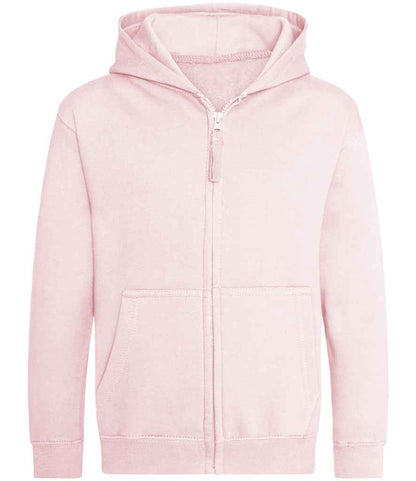 Just Hoods JH050B Baby Pink Front -  Ready to be Embroidered and Printed by Custard Workwear - Cheap Personalised and Customised Workwear in Nottinghamshire, Derbyshire and Leicestershire