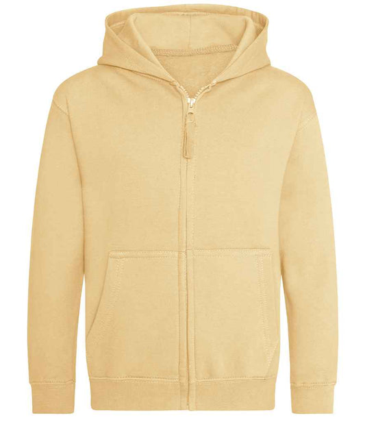 Just Hoods JH050B Desert Sand Front -  Ready to be Embroidered and Printed by Custard Workwear - Cheap Personalised and Customised Workwear in Nottinghamshire, Derbyshire and Leicestershire