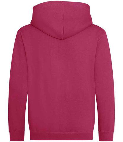 Just Hoods JH050B Hot Pink Back -  Ready to be Embroidered and Printed by Custard Workwear - Cheap Personalised and Customised Workwear in Nottinghamshire, Derbyshire and Leicestershire