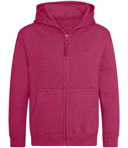 Just Hoods JH050B Hot Pink Front -  Ready to be Embroidered and Printed by Custard Workwear - Cheap Personalised and Customised Workwear in Nottinghamshire, Derbyshire and Leicestershire