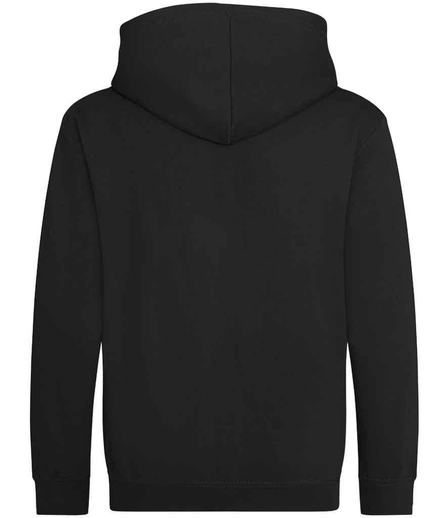 Just Hoods JH050B Jet Black Back -  Ready to be Embroidered and Printed by Custard Workwear - Cheap Personalised and Customised Workwear in Nottinghamshire, Derbyshire and Leicestershire