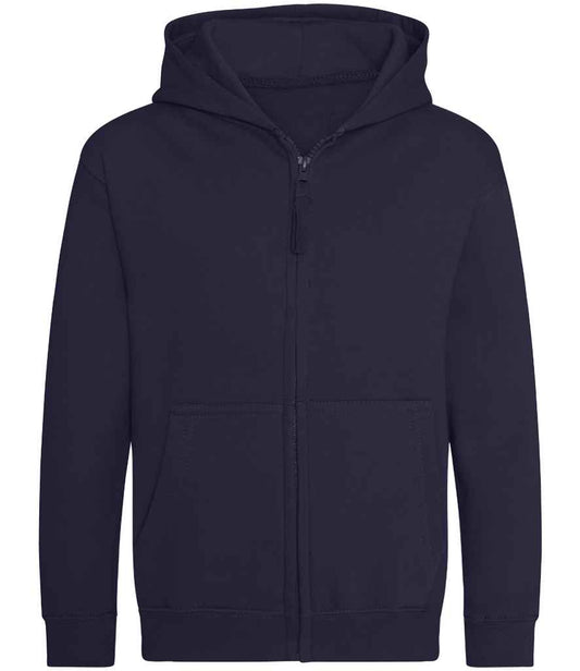 Just Hoods JH050B Oxford Navy Front -  Ready to be Embroidered and Printed by Custard Workwear - Cheap Personalised and Customised Workwear in Nottinghamshire, Derbyshire and Leicestershire