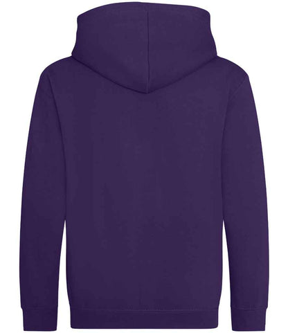 Just Hoods JH050B Purple Back -  Ready to be Embroidered and Printed by Custard Workwear - Cheap Personalised and Customised Workwear in Nottinghamshire, Derbyshire and Leicestershire