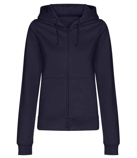 Just Hoods JH050F New French Navy Front -  Ready to be Embroidered and Printed by Custard Workwear - Cheap Personalised and Customised Workwear in Nottinghamshire, Derbyshire and Leicestershire