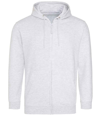 Just Hoods JH050 Ash Front -  Ready to be Embroidered and Printed by Custard Workwear - Cheap Personalised and Customised Workwear in Nottinghamshire, Derbyshire and Leicestershire